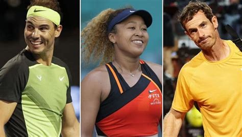 marketingos|Tennismode: Naomi Osaka und Novak Djokovic .